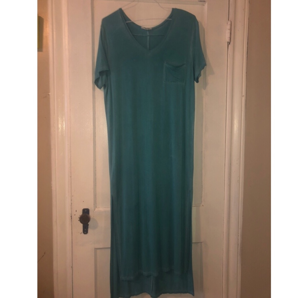 Teal/aqua Maxi Dress